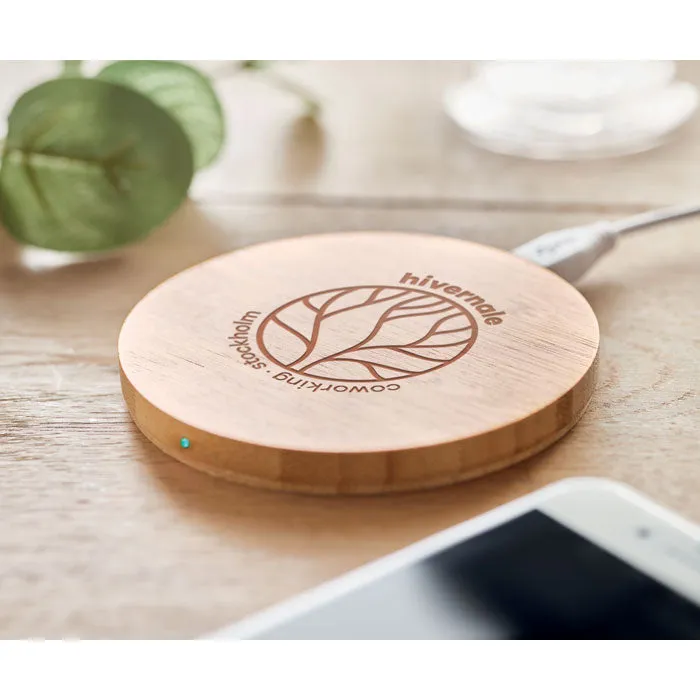 Wireless Charger Bamboo 5w | RUNDO - MO9434