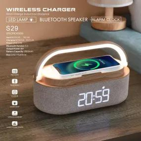 Wireless Charger with Bluetooth Speaker