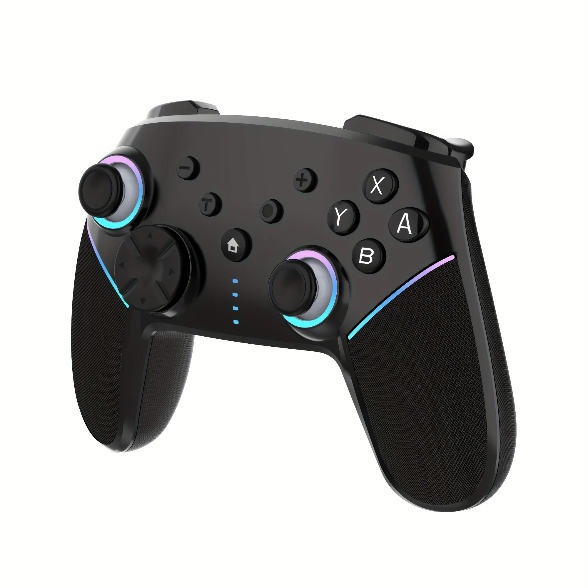 Wireless Six-Axis Game Controller with LED Light and Macro Programming for Nintendo Switch