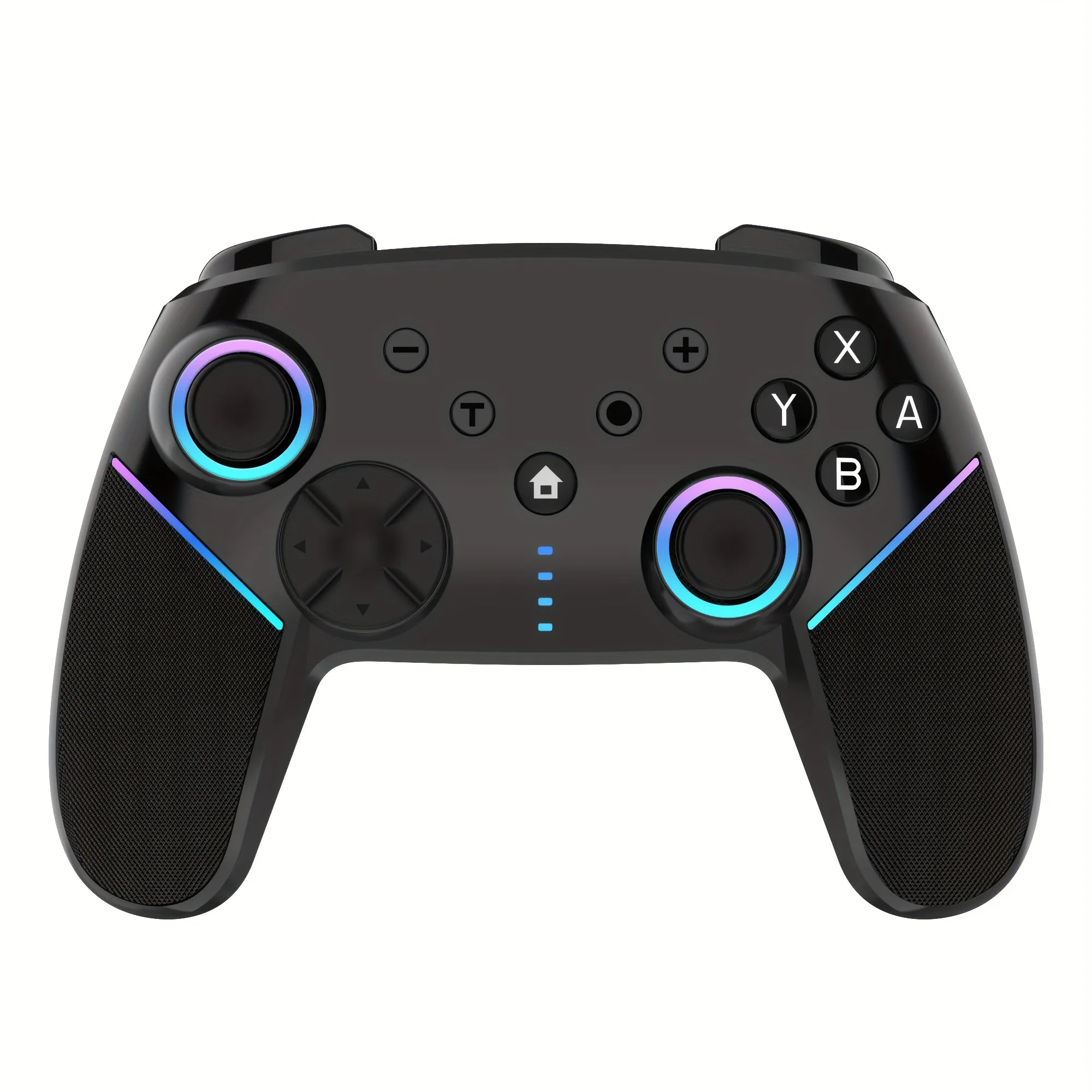 Wireless Six-Axis Game Controller with LED Light and Macro Programming for Nintendo Switch