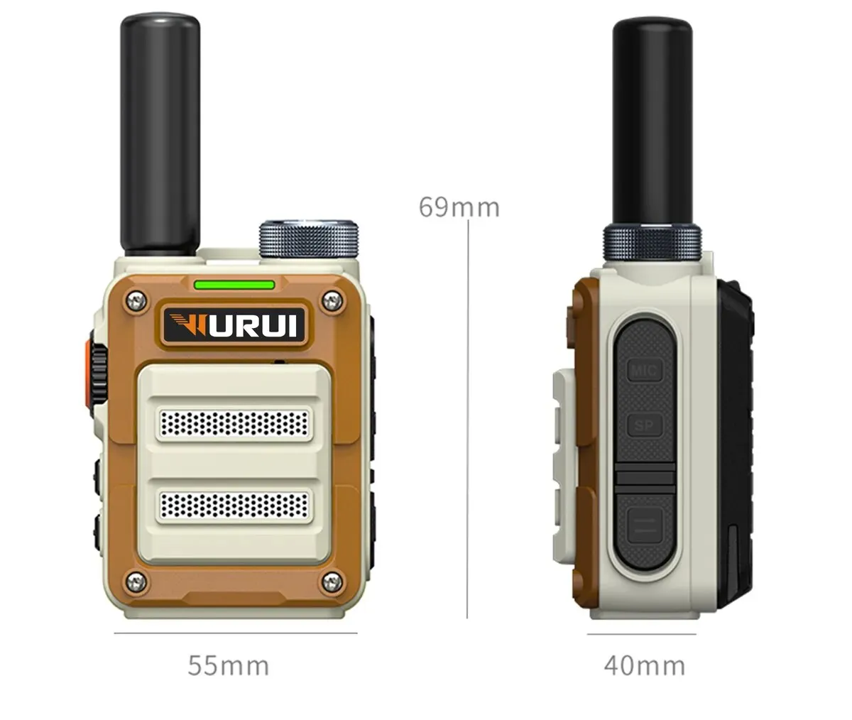 Wurui G63B walkie talkie uhf radios long range Portable ham Amateur Two-way radio profesional communicator children pmr446 scan