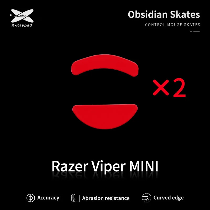 X-Raypad Obsidian Mouse Skates for Razer Viper Mini