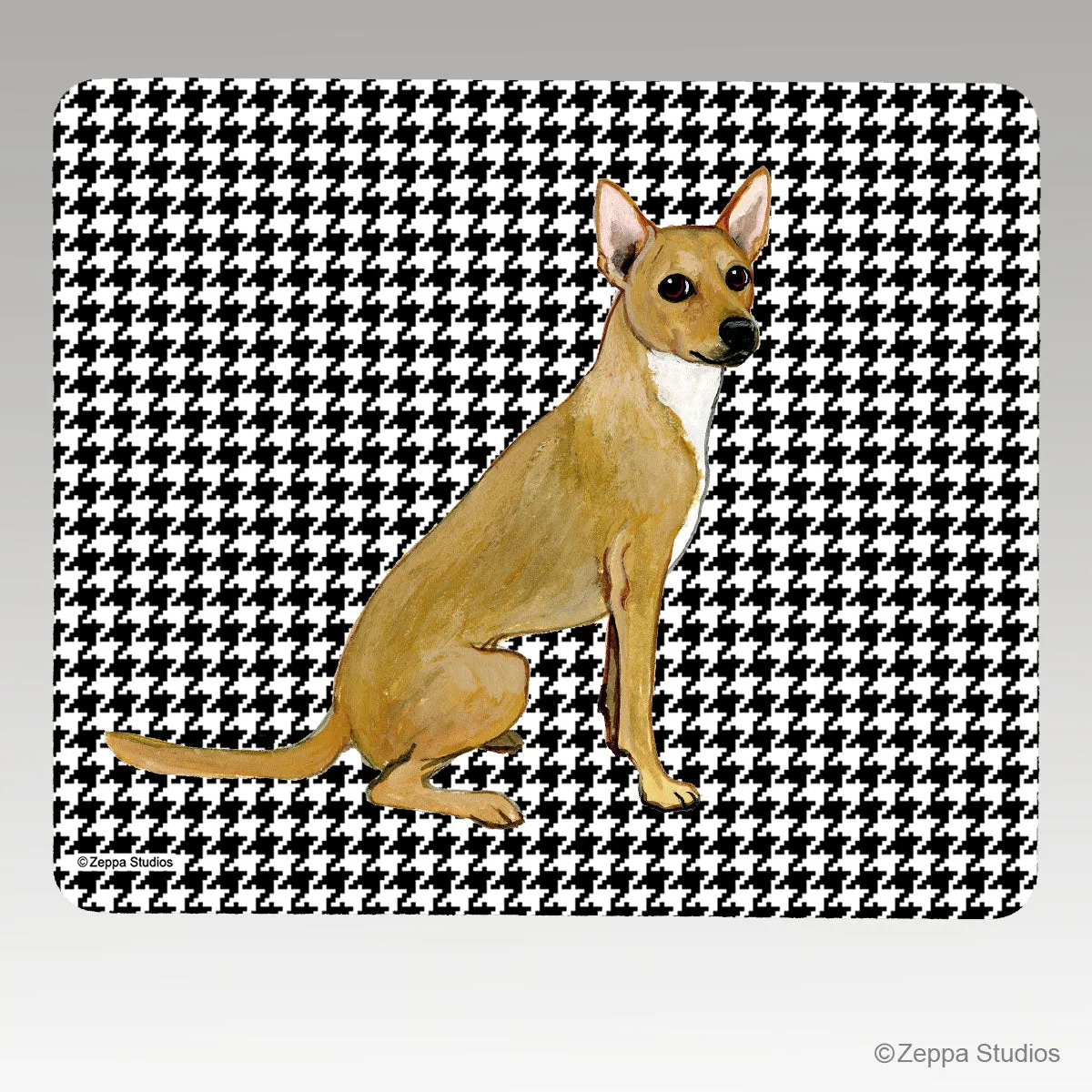 Xoloitzcuintli Houndstooth Mouse Pad