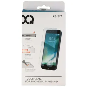 Xqisit Tough Glass Screen Protector for iPhone 8 Plus/7 Plus/6s Plus - Clear