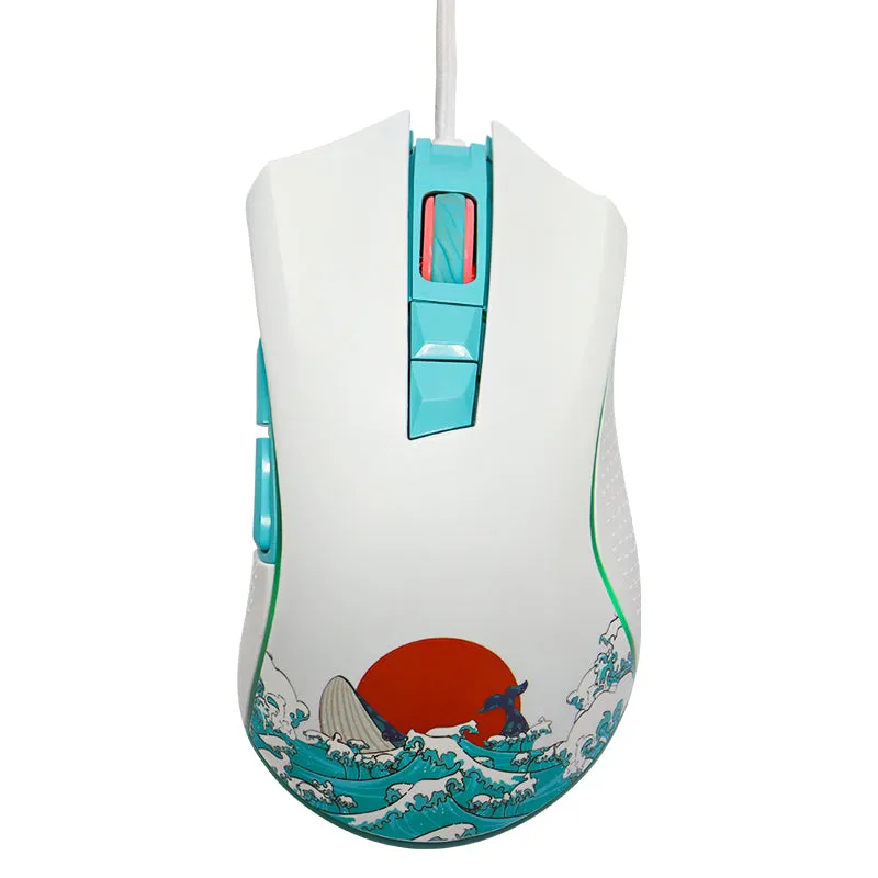 XVX G705 Coral Sea Theme Gaming Mouse