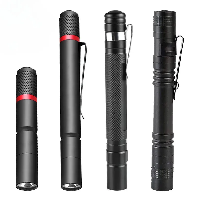 ZHIYU Mini LED Flashlight XPE Portable Pen Light Waterproof Torch Camping Emergency Outdoor Walking Lantern Keychain Flashlight