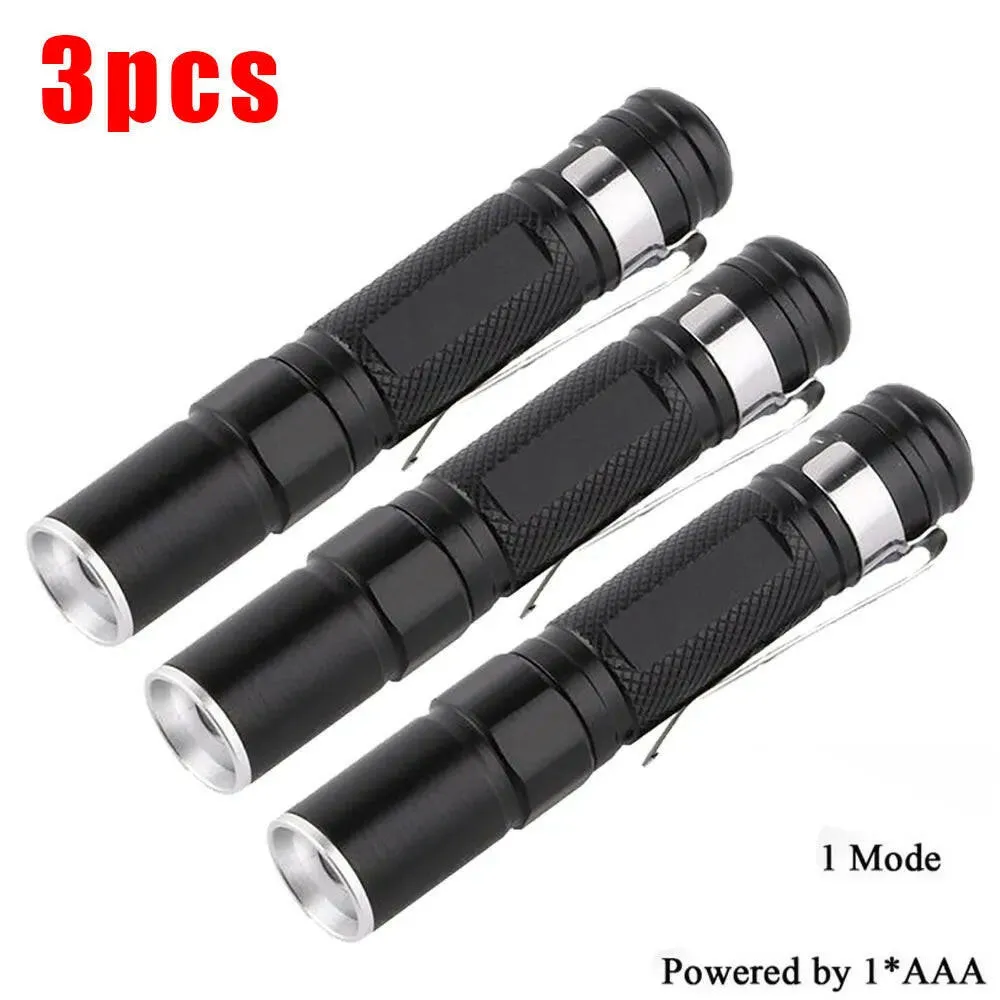 ZHIYU Mini LED Flashlight XPE Portable Pen Light Waterproof Torch Camping Emergency Outdoor Walking Lantern Keychain Flashlight