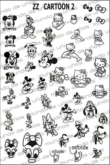 ZZ CARTOON 2 Stamping plate